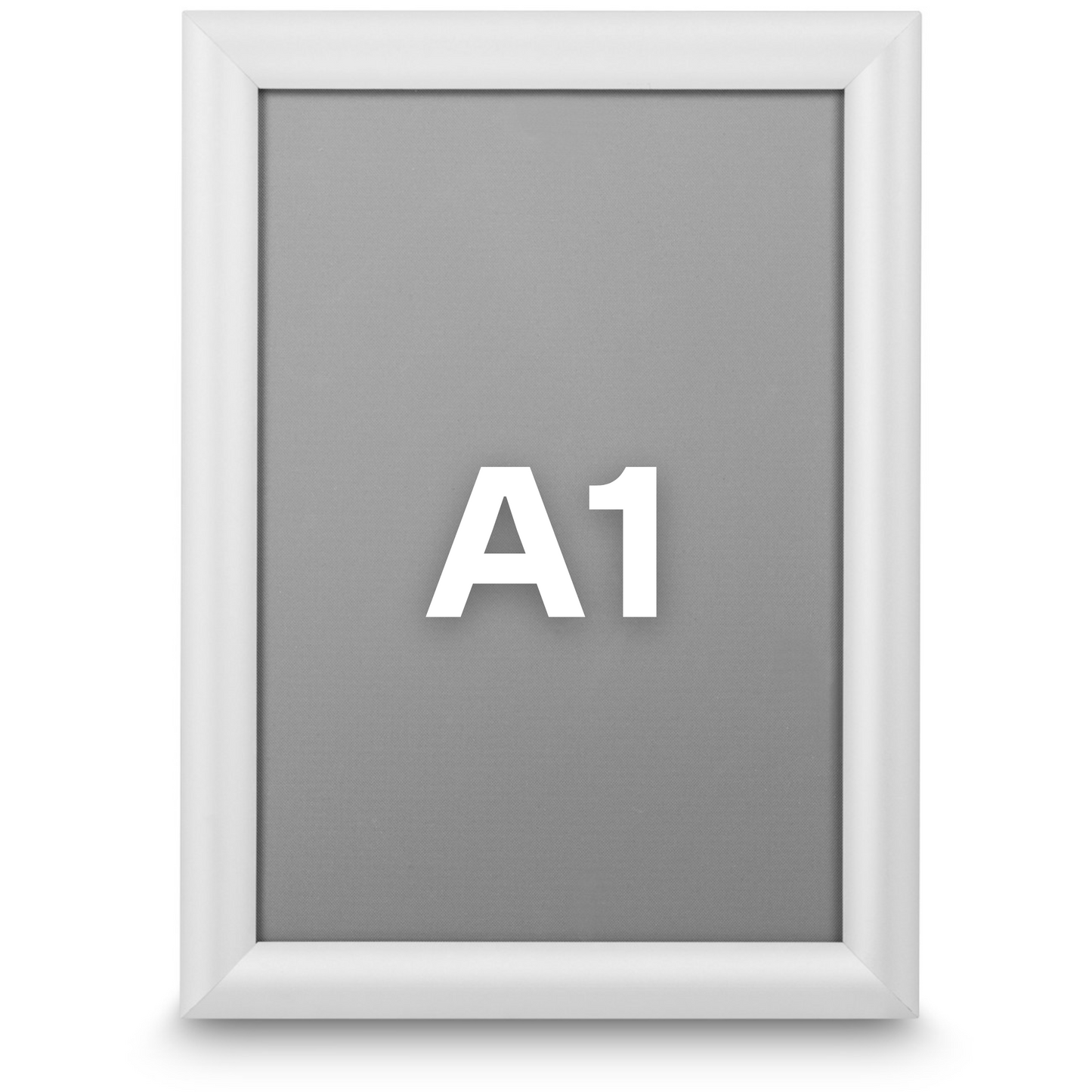 Cadre Standard A1 type clic-clac (couleur argent)