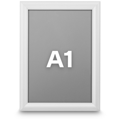 Cadre Standard A1 type clic-clac (couleur argent)