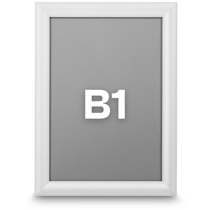 Cadre Standard B1 type clic-clac (couleur argent)